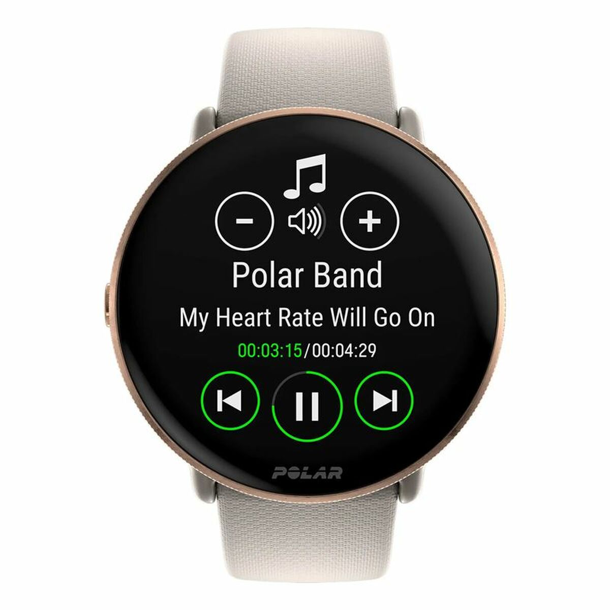 Polar Smartwatch Polar Ignite 3 Silver 1,28"