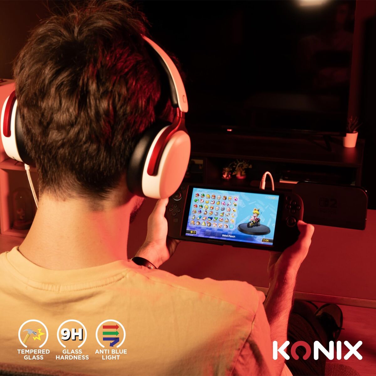 Konix Screen Shield For Nintendo Switch 2 Konix