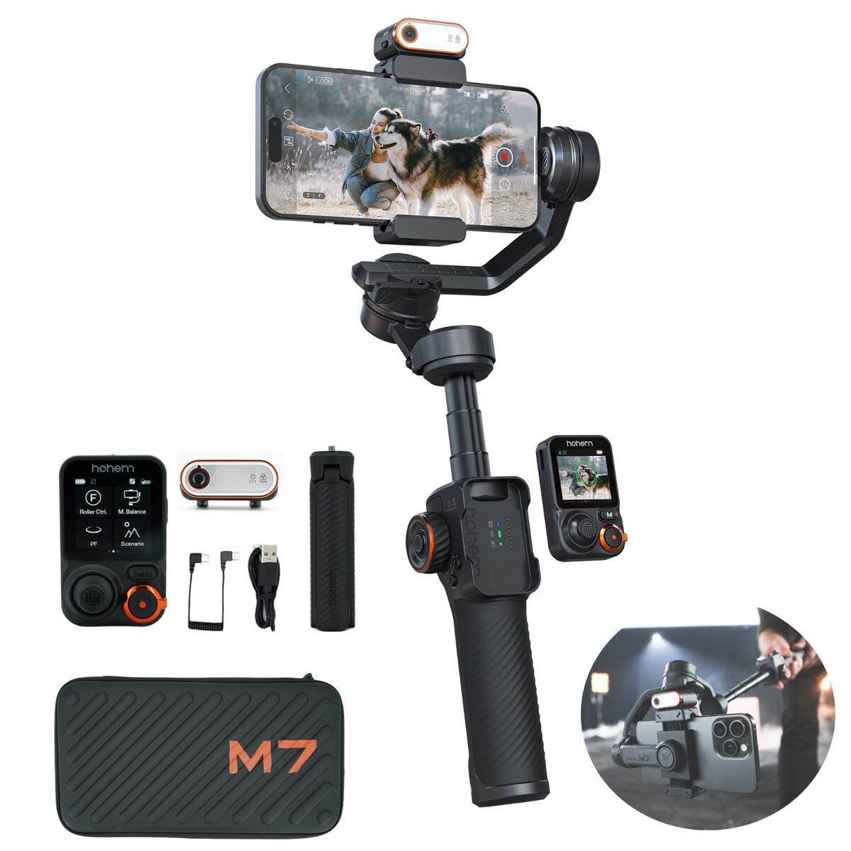 Hohem Camera Stabiliser For Smartphone Hohem Hpg-M7