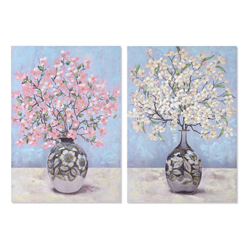 Canvas DKD Home Decor Canvas MDF Wood 70 x 3 x 100 cm