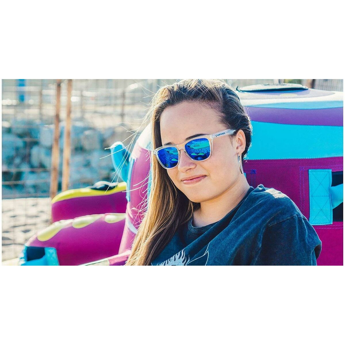 Northweek Child Sunglasses Northweek Kids Bright Ø 47 Mm Blue Transparent