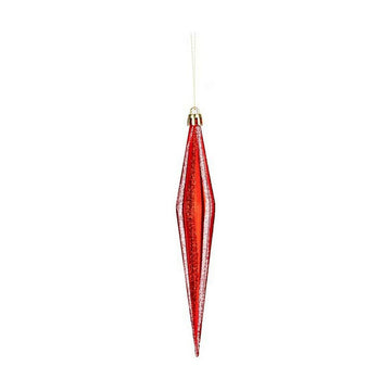 Christmas bauble Krist+ Red PVC 8,5 x 3,5 x 19 cm Streched