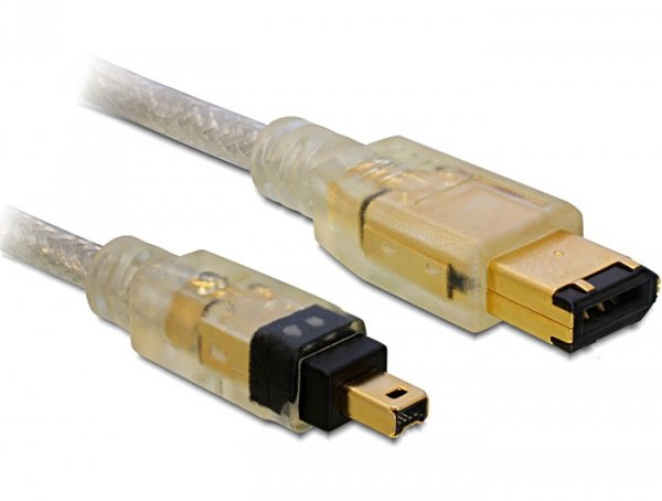 Delock Cable Firewire 6-PIN To 4-PIN 2M