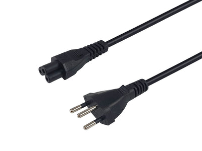 Equip Cable Power T12 -C5 H/M Black 3.00M Pvc — image 1