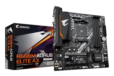 Gigabyte Board B550M Aorus Elite Ax Base AMD B550 Zócalo AM4 microATX — image 1