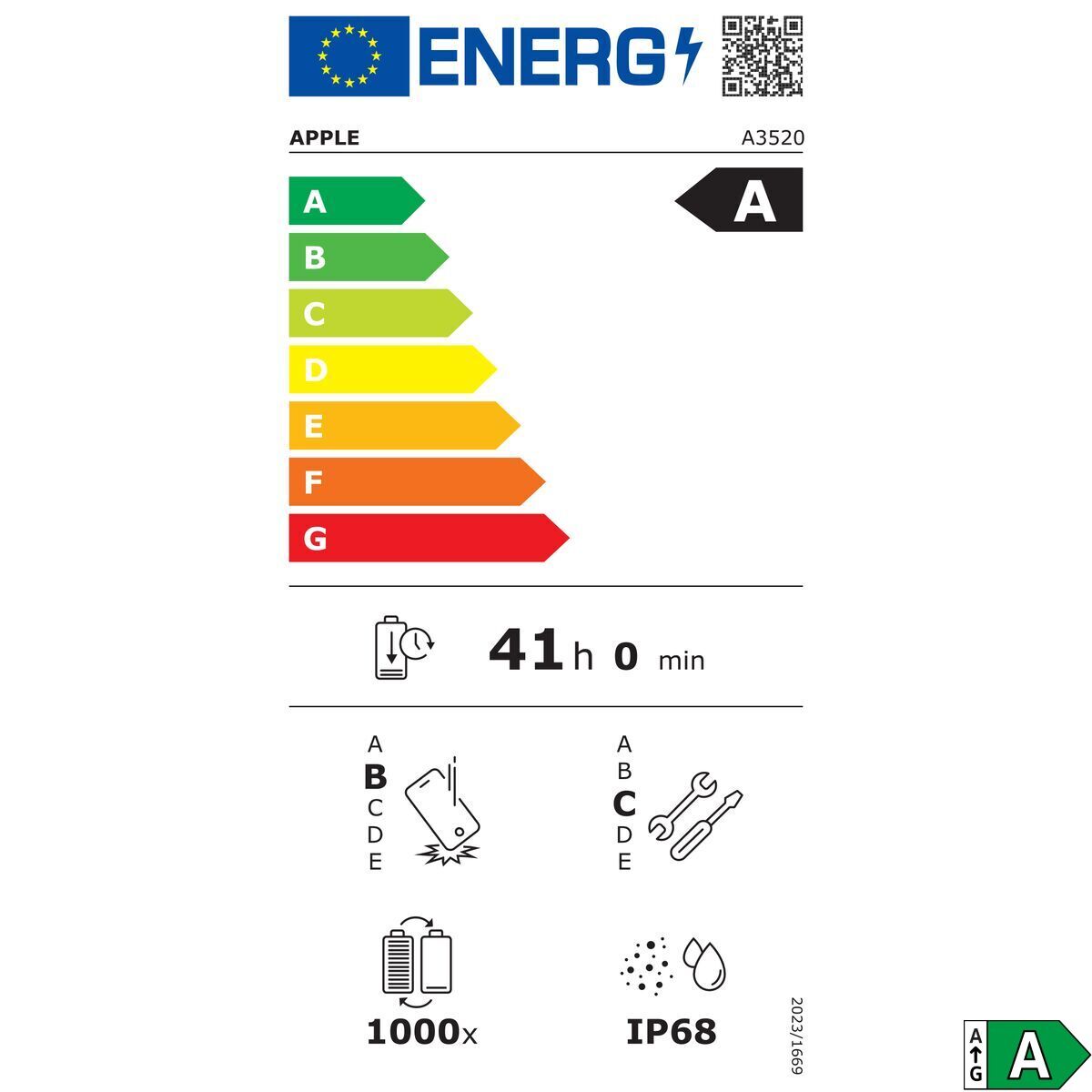 Apple Smartphone Apple Iphone 17 6,3" Hexa Core 8 Gb Ram 256 Gb White