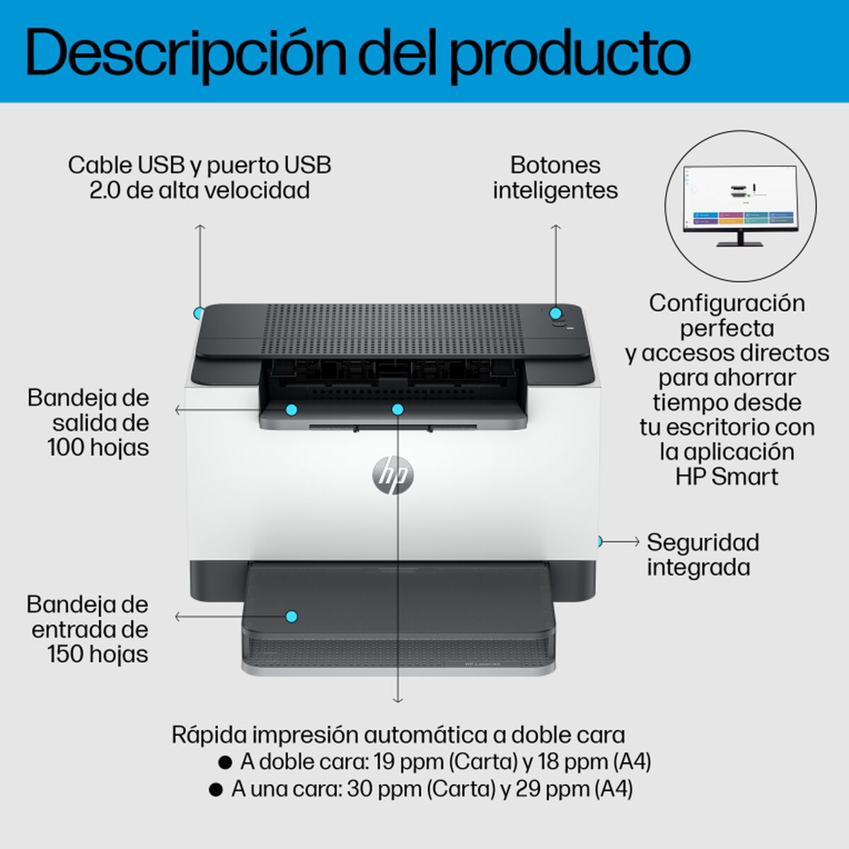 Hp Monochrome Laser Printer Hp M209D