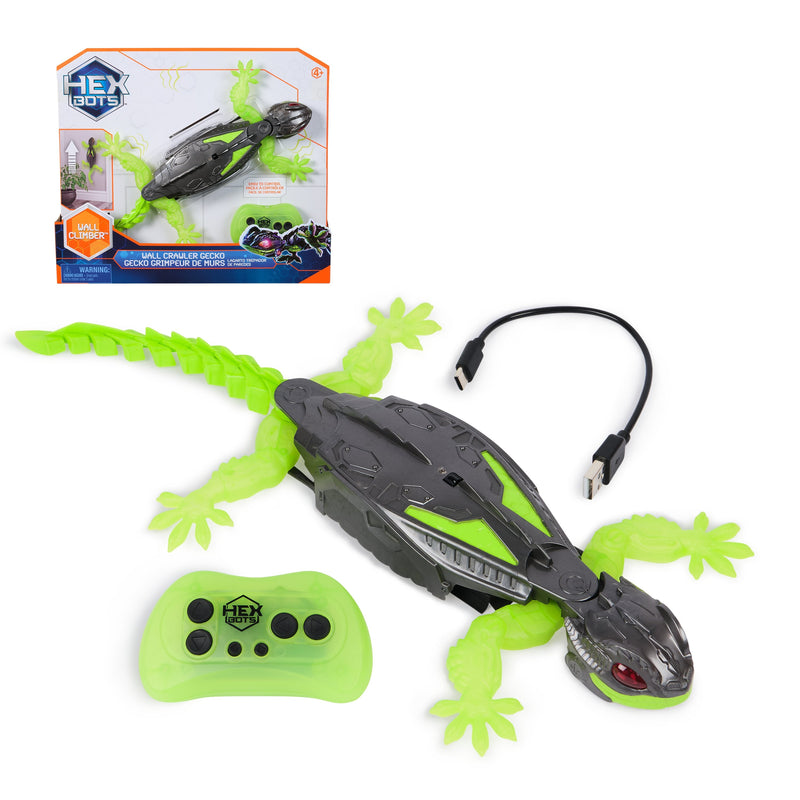 Spin Master Hex Bots - Wall Crawler Gecko, Figure Set 6070281