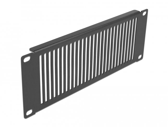 Delock Panel Gabinete Network 10 With Ranuras Ventilación Vertical 2U Black