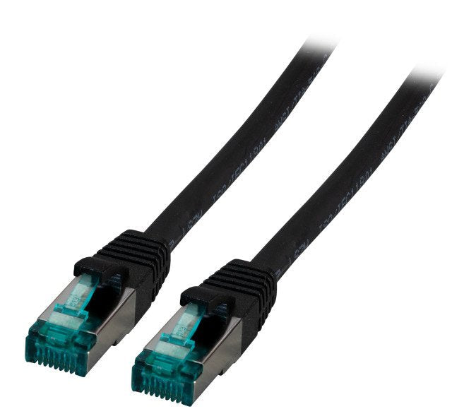 Efb RJ45 Network Cable S/FTP, CAT.6A, Lszh, 0,25M, Black