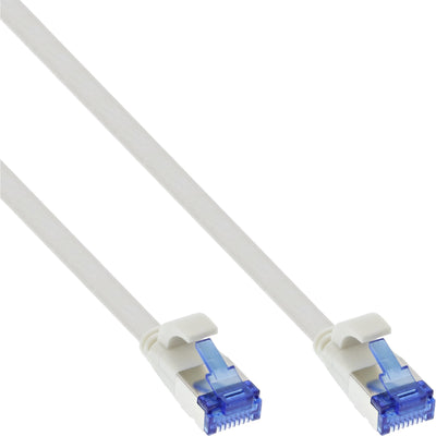 Inline Network Cable Flat , U/FTP, CAT.6A, Tpe Libre Halógenos, White 5M — image 1