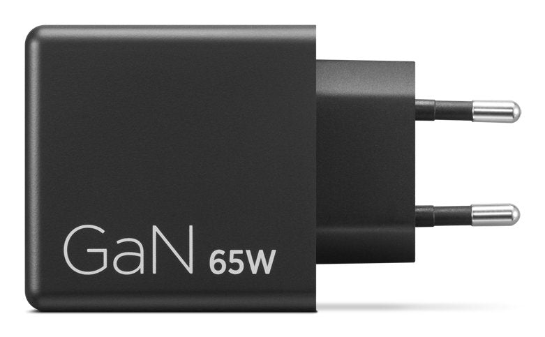 Lenovo Dual USB-C 65W GaN Charger Black - Eu