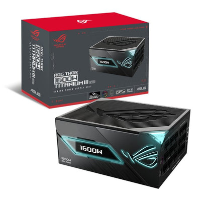 ASUS Rog Thor 1600W Titanium Iii Evo (rog Equalizer) Black 2X 12 Pin High Power Gpu, 4X Pcie, Gestión Cables,  — image 1