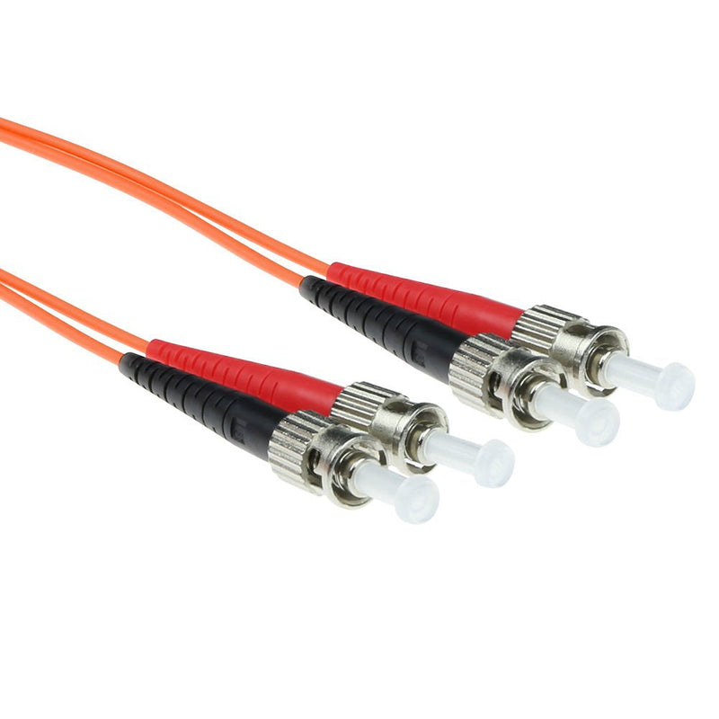 50 Meter Lszh Multimode 62.5 125 OM1 Fiber Patch Cable Duplex With St Connectors