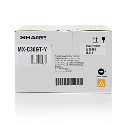 Sharp Genuine Toner Yellow MXC300W / MXC250F - 6.000 Paginas — image 1