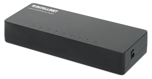 Intellinet 561730 Switch 8P Fast Ethernet (10/100) Black — image 1