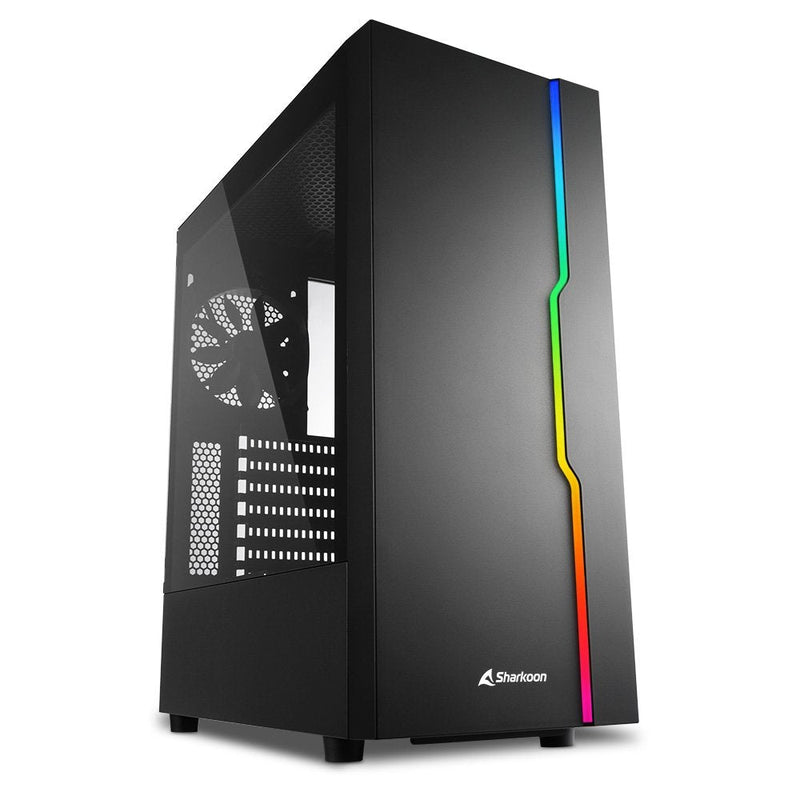 Sharkoon PC Case Rbg ATX Midi Tower Black 40,0X19,0X45,6CM