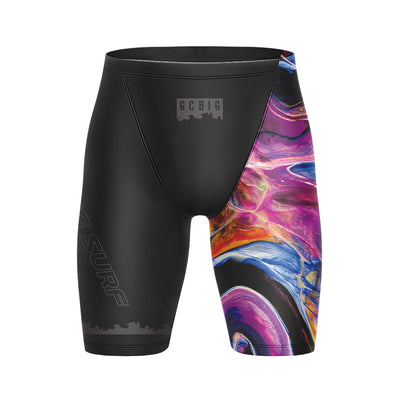 Men's Swim Boxer Briefs Quick-Drying Tight-Fitting Beach Shorts