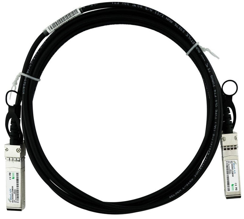 Blueoptics Cable R9D20A-BL Fibre Optic And Infiniband 3M Sfp + Black Silver
