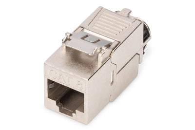 Digitus CAT.8.1 Keystone Modul Geschirmt, Tool-free Staubkappe — image 1