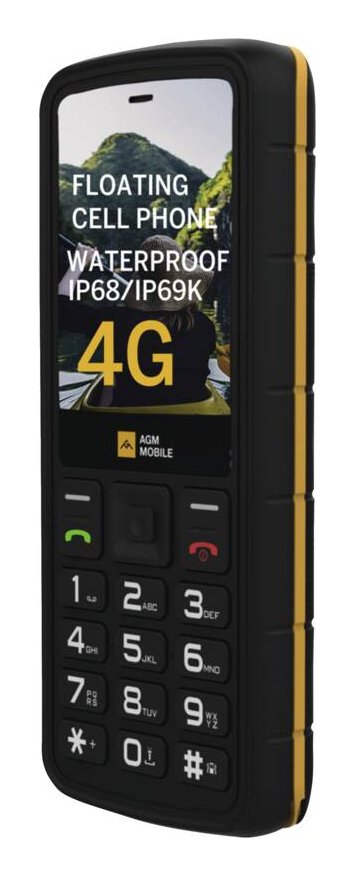Agm Mobile Phone M9F 4G Floating 6,1CM (2.4) 131G Black Orange Resistant — image 1