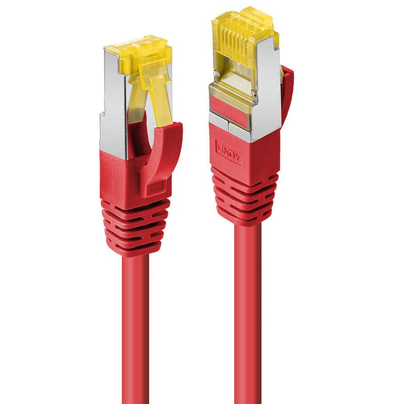 Lindy Network Cable CAT.6A S/FTP Lsoh CAT.7 Rohcable Rojo 0.30M