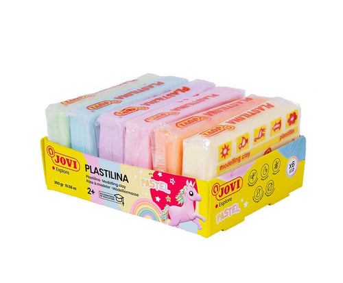 Jovi Box 6 Pastillas Plastilina 50GR C/Surtidos Pastel — image 1