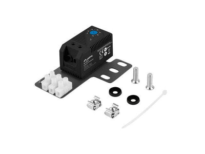 Lanberg Thermostat Lazo Cerrado 10A Armarios Rack With Oreja 19 And Bloque Terminals Black — image 1