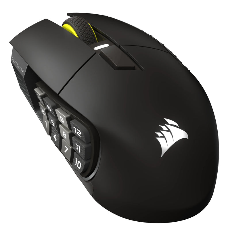 Corsair Mouse Scimitar Elite Wireless Se Derecha RF Wireless + Bluetooth Óptico 33000 DPI CH-9314014-WW