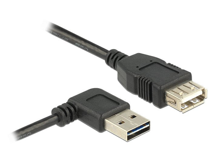 Delock Cable 2.0M Easy USB 2.0-A Ángulo Izquierdo / Derecho