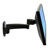 Ergotron 200 Series Wall Mount Arm, 1 Extension 61CM (24) Black Wall Stand Monitor Black 1 Extension, 11,3KG,