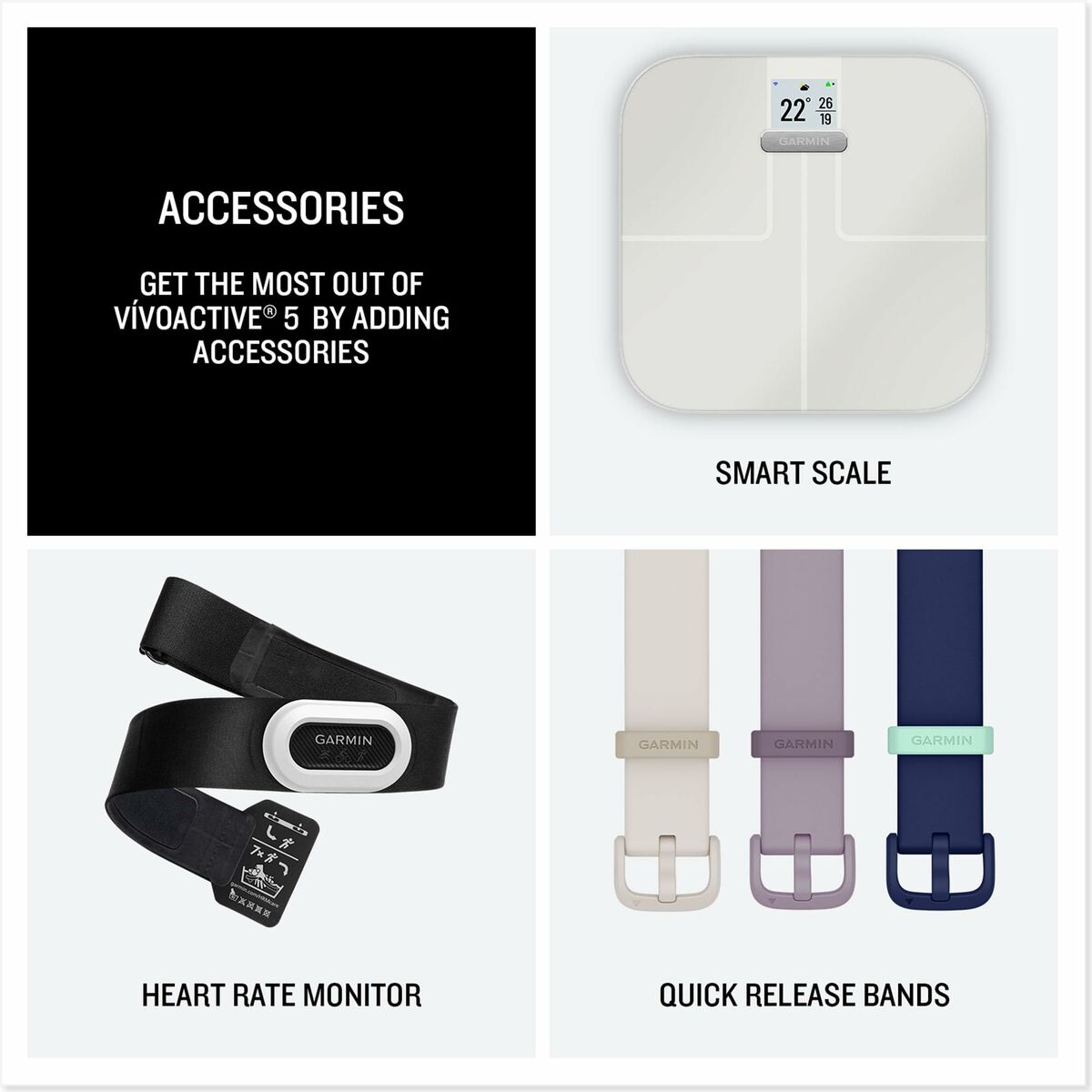 Garmin Smartwatch Garmin Vivoactive 5 Black 1,2"