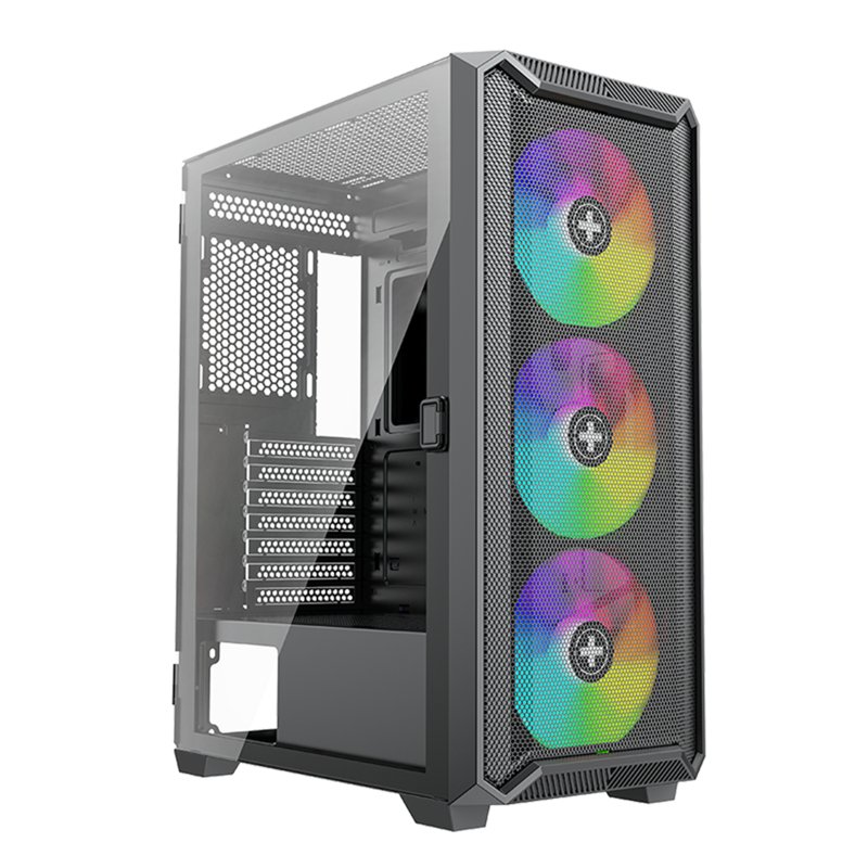 Xilence PC Case Xilent Blade Ii X613 Black Glass Tempered XG161