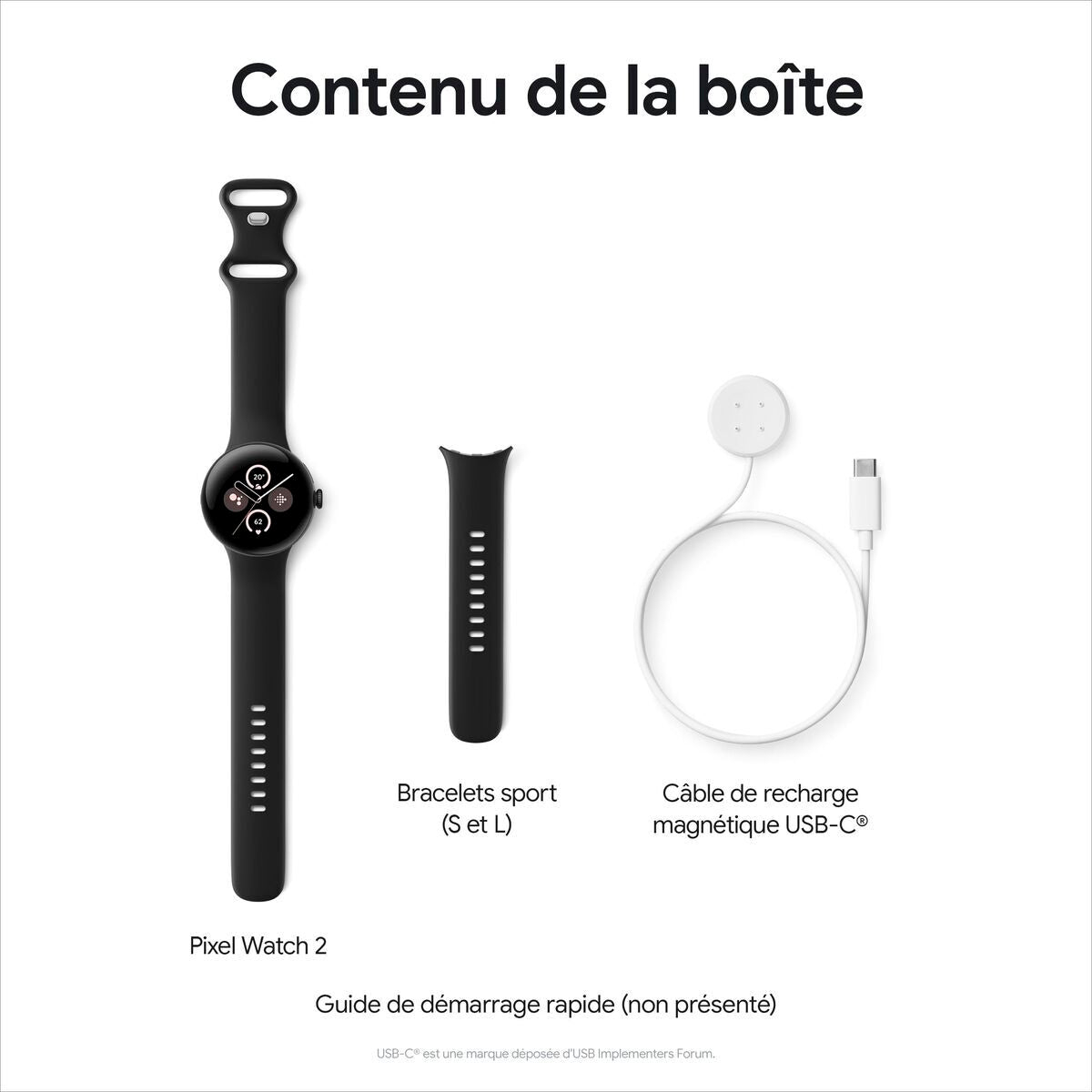 Google Smartwatch Google Pixel Watch 2 Black 1,2" 41 Mm Ø 41 Mm