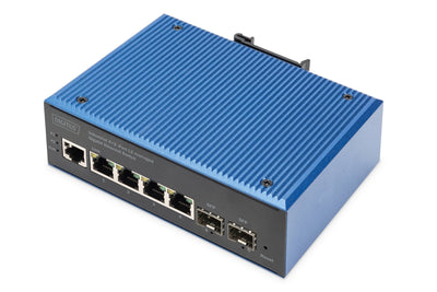 Digitus Switch Gigabit Ethernet Industrial L2 4 + 2 Ports Managed — image 1