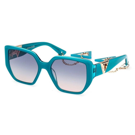 Guess Ladies' Sunglasses Guess W Turquoise Ø 55 Mm