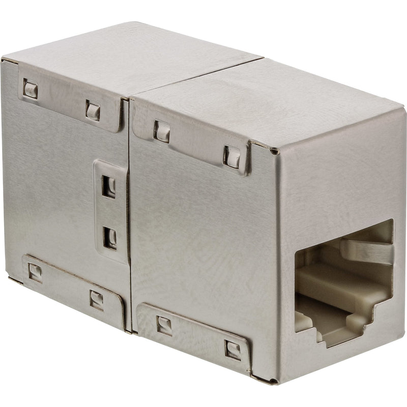 Inline Adapter CAT.5E Metal Blindado 2x RJ45 Female a Female