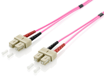 Cable Fibre Optic OM4 Multimode Libre Halogenos Sc/Sc 50/125U 1M — image 1