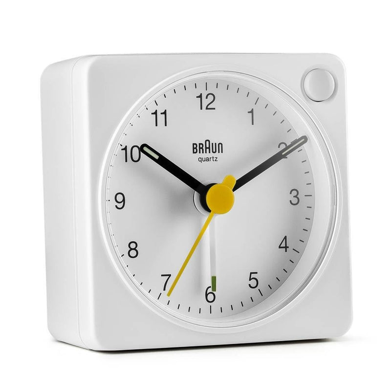Braun Alarm Cuarzo White Bc 02 Xw With Switch Light