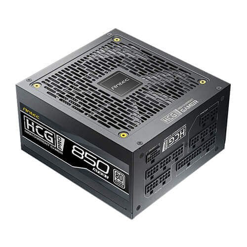 Antec Power Supply High Current Gamer HCG850 Pro Platinum ATX 3.1 850W 20 + 4 Pin ATX Black 0-761345-20009-7
