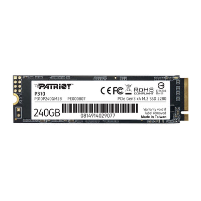 Patriot Drive SSD Viper P310 M.2 PCI-EX4 NVMe 240GB — image 1
