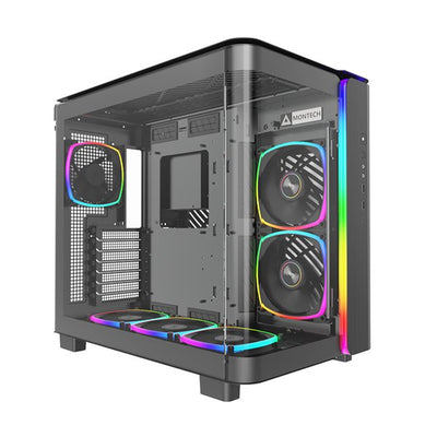 Montech Box King Pro 95, Black Glass Tempered X 2 KING95PROB — image 1