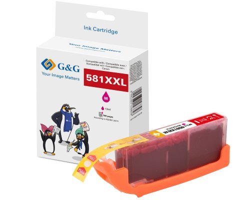 G&g Xxl-druckerpatrone Compatible With Canon CLI-581M XXL