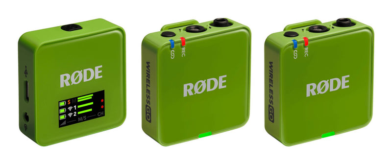 Rode Micrófonos Inalámbrico Go (gen 3), Micrófono Verde WIGOGEN3GRE