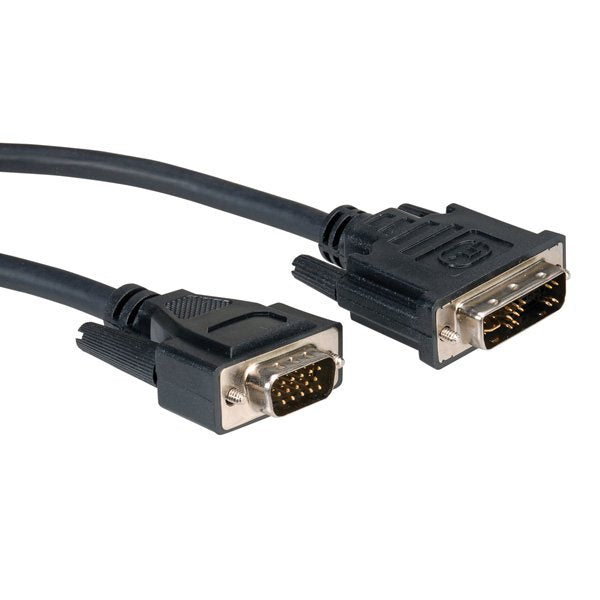 Roline DVI-VGA-cable DVI 12 + 5 St 2M