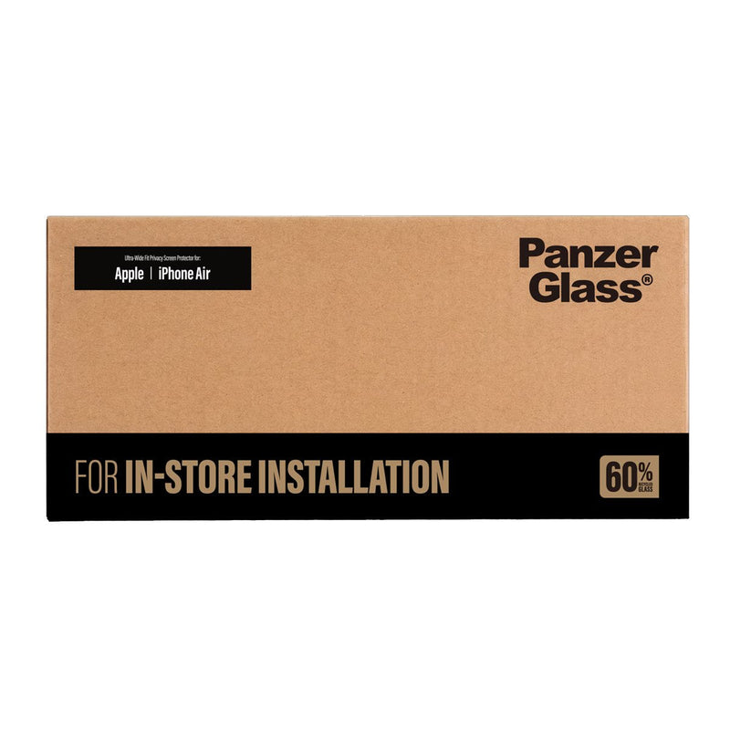 Panzerglass 2-WAY Privacy Screen Protector Apple Iphone Air Ultra-wide Fit Fastfit Installationsmaschine 10 Pc