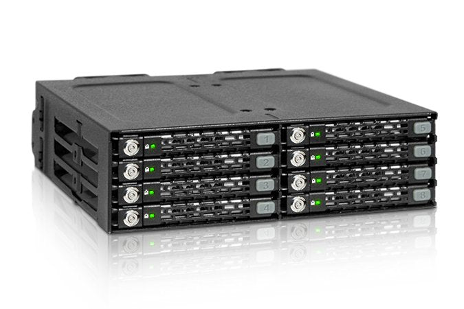 Icy Dock MB998SK-B Panel Bahía Hard Drive Black