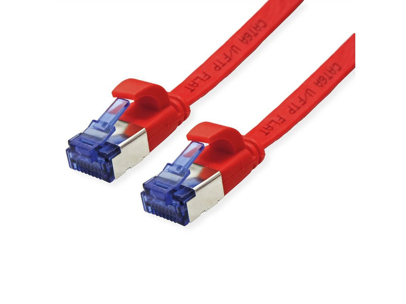 Value Network Cable CAT.6A (class Ea) FTP, Extra-flach, Red 5M