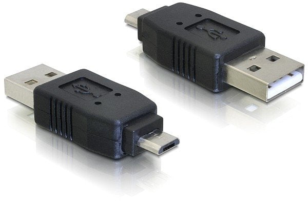 Delock Adapter USB 2.0 Typ Micro-b Male USB 2.0 Typ-a Male