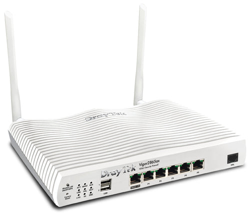 Draytek Vigor 2865AX Router Wireless Gigabit Ethernet Double Band (2,4GHZ 5GHZ) White — image 1